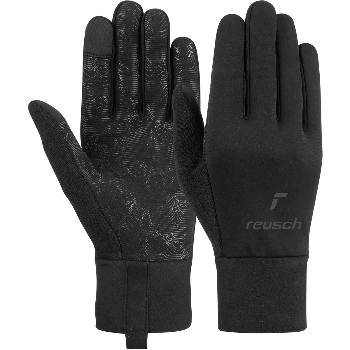 Reusch Guanti Liam TOUCH-TEC™ (Taglia 8, Nero)