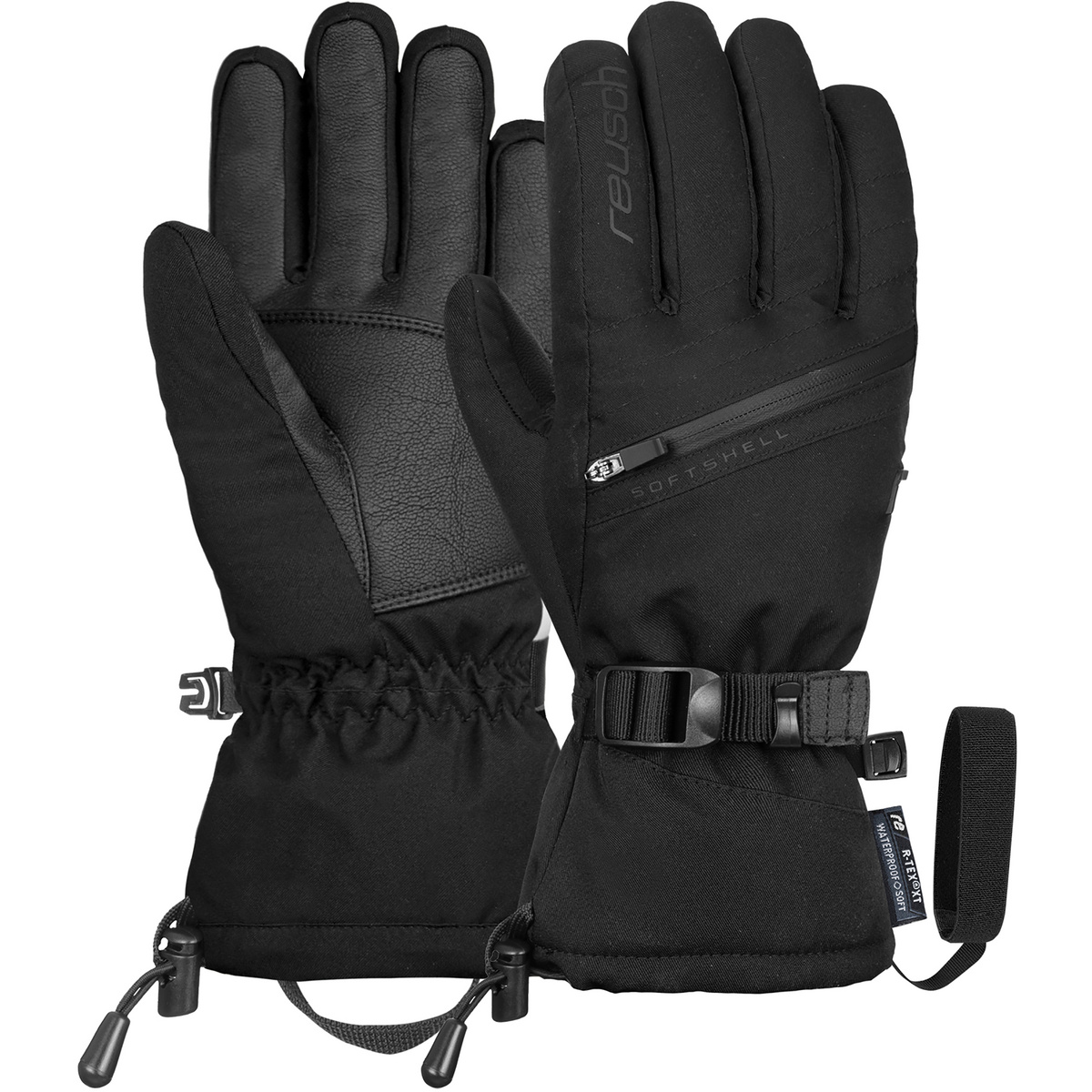 Reusch Donna Guanti Demi R-TEX® XT (Taglia 7, Nero)