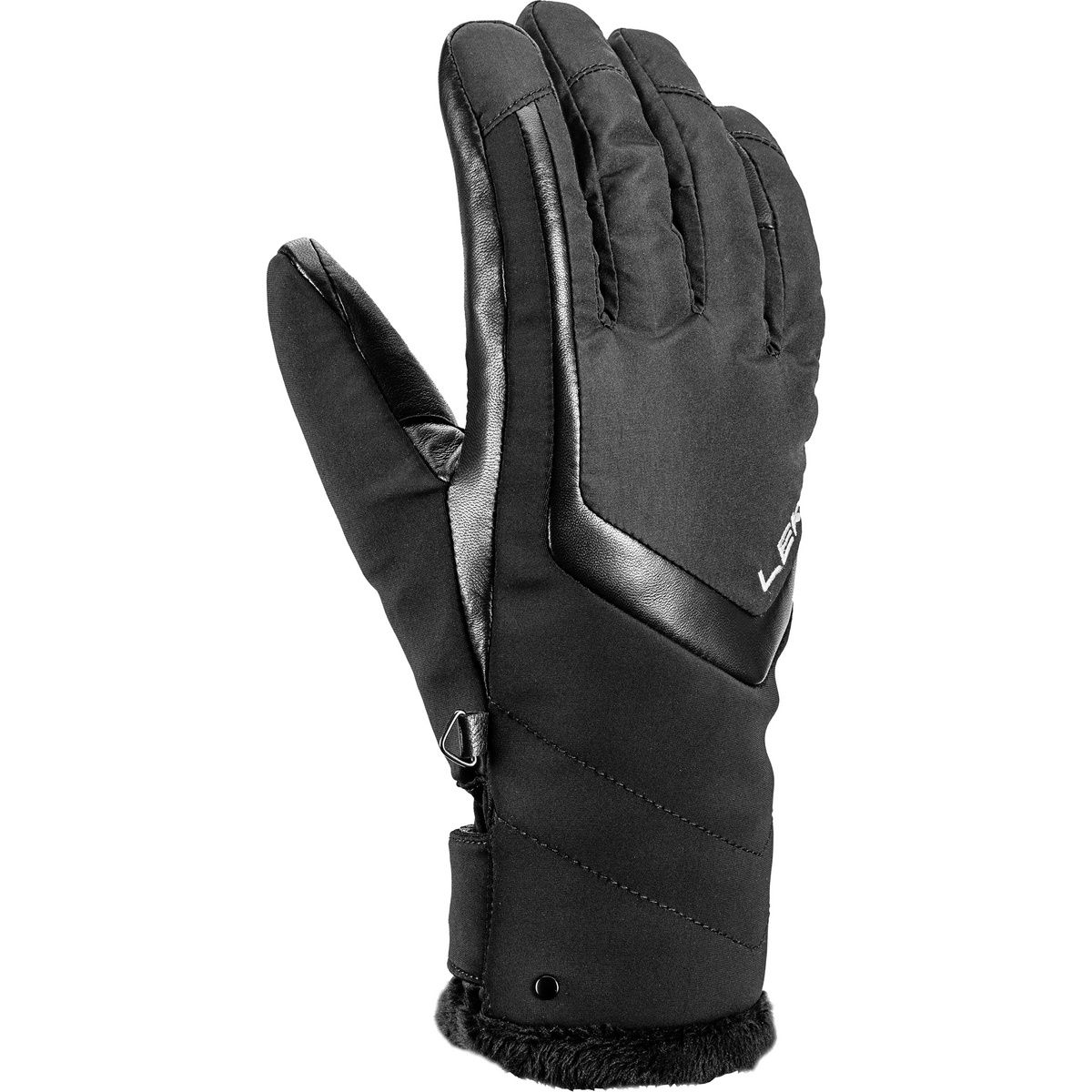 Leki Donna Guanti Stella (Taglia 8.5, Nero)