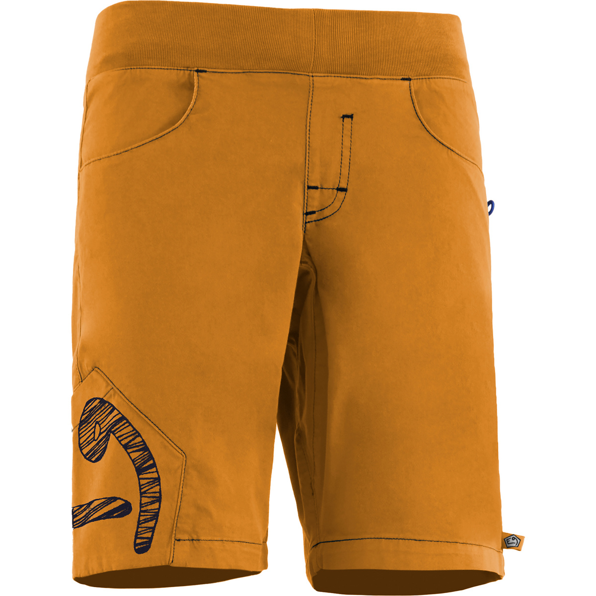 E9 Kinder B Pentago Peace Shorts (Größe 122, orange)