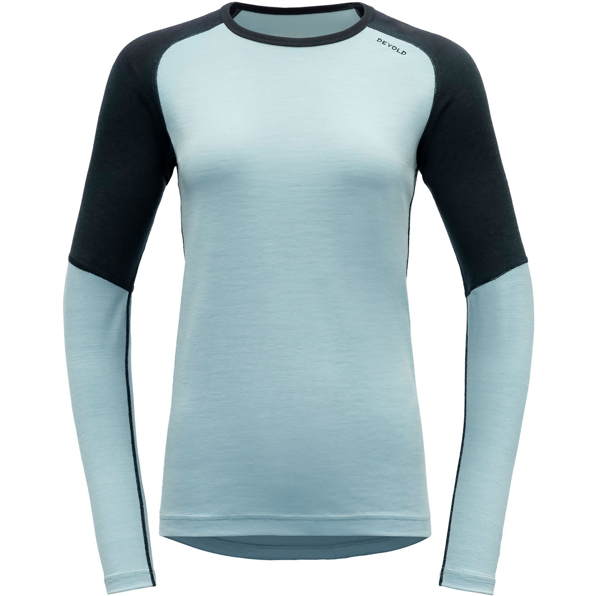 Devold Femme T-shirt long Jakta Merino 200 (taille L, Turquoise)