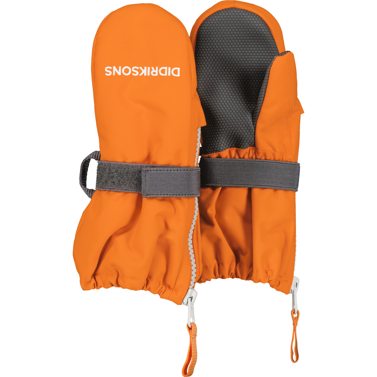 Didriksons Kinder Biggles Zip 7 Handschuhe (Größe XS, orange)