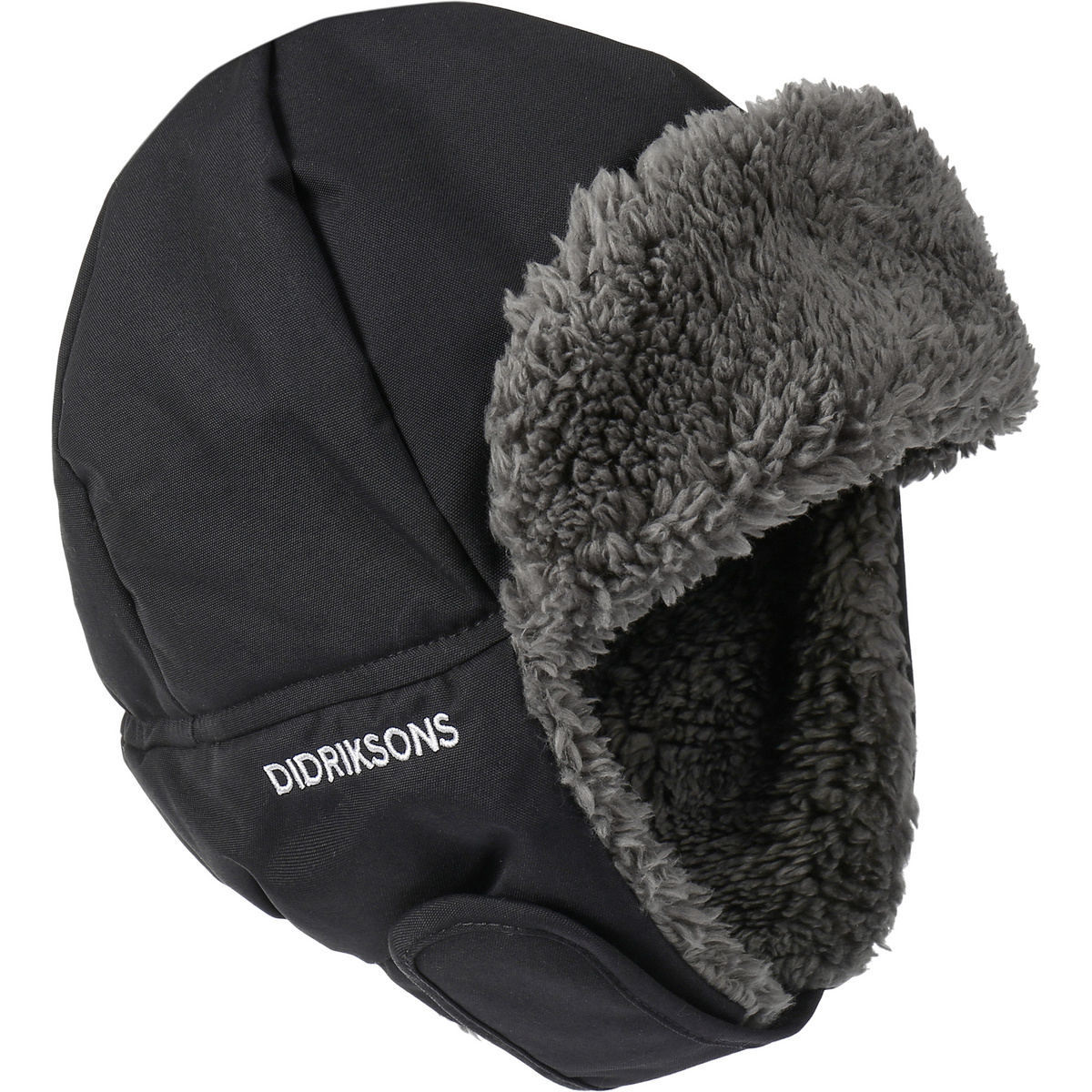 Didriksons Kinder Biggles 6 Mütze (Größe 52, schwarz)