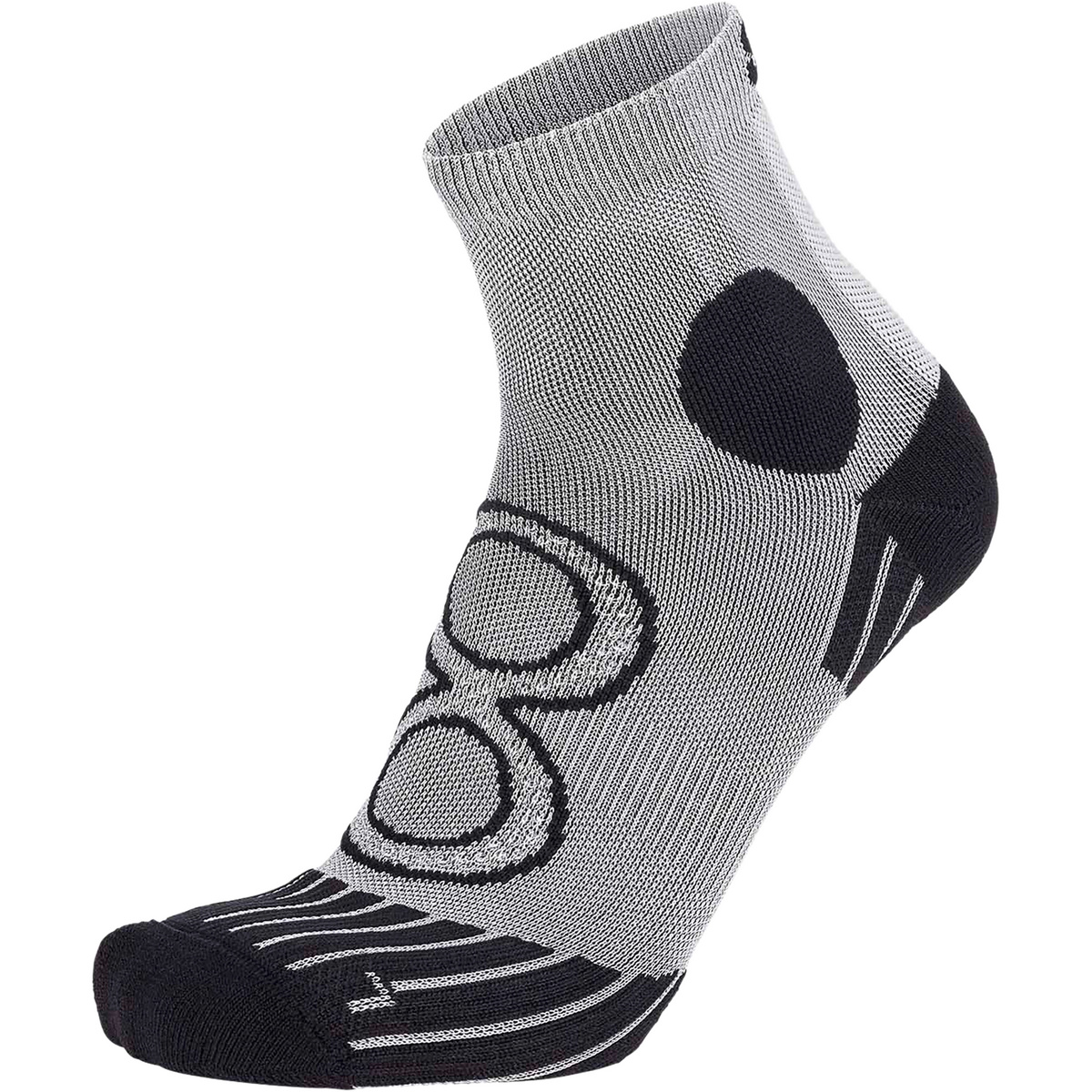Eightsox Calze Speed (Taglia 45 , Argento)
