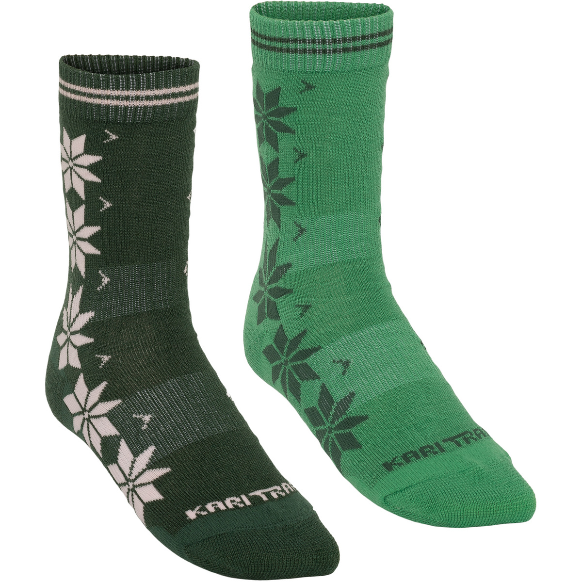 Kari Traa Damen Vinst Wool Socken 2er Pack (Größe 39 , gruen)
