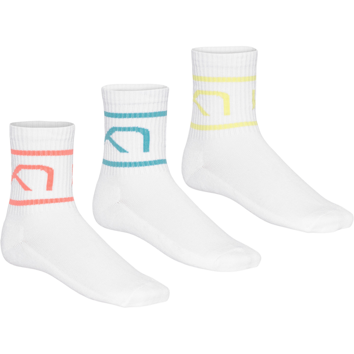 Kari Traa Damen Tennis 3er Pack Socken (Größe 36 , weiss)