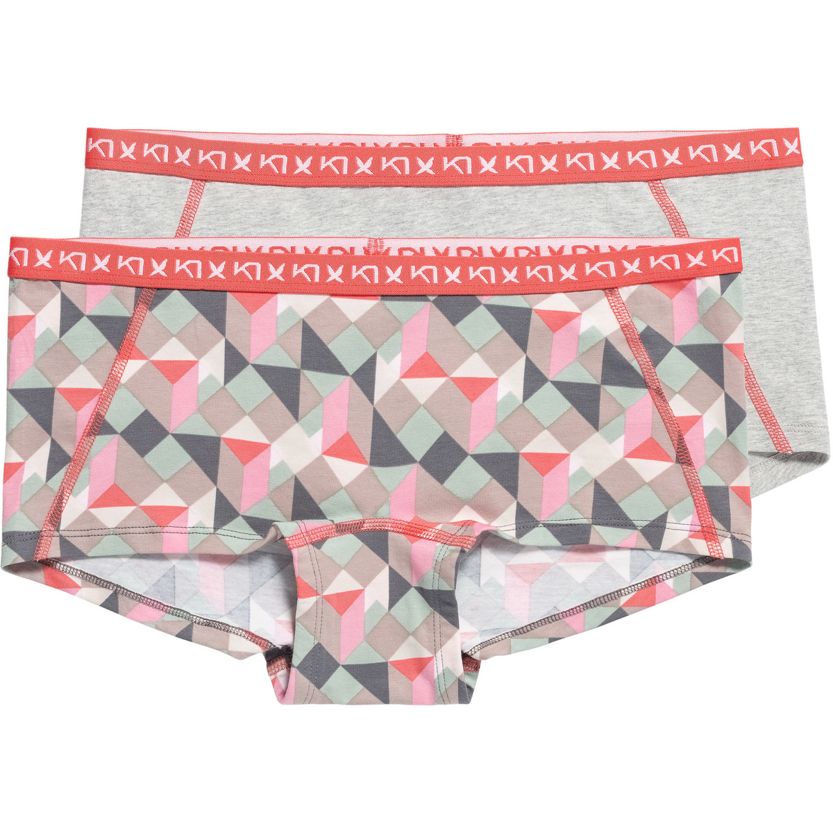 Kari Traa Donna Slip Tina Pacco da 2 (Taglia XL, Grigio)
