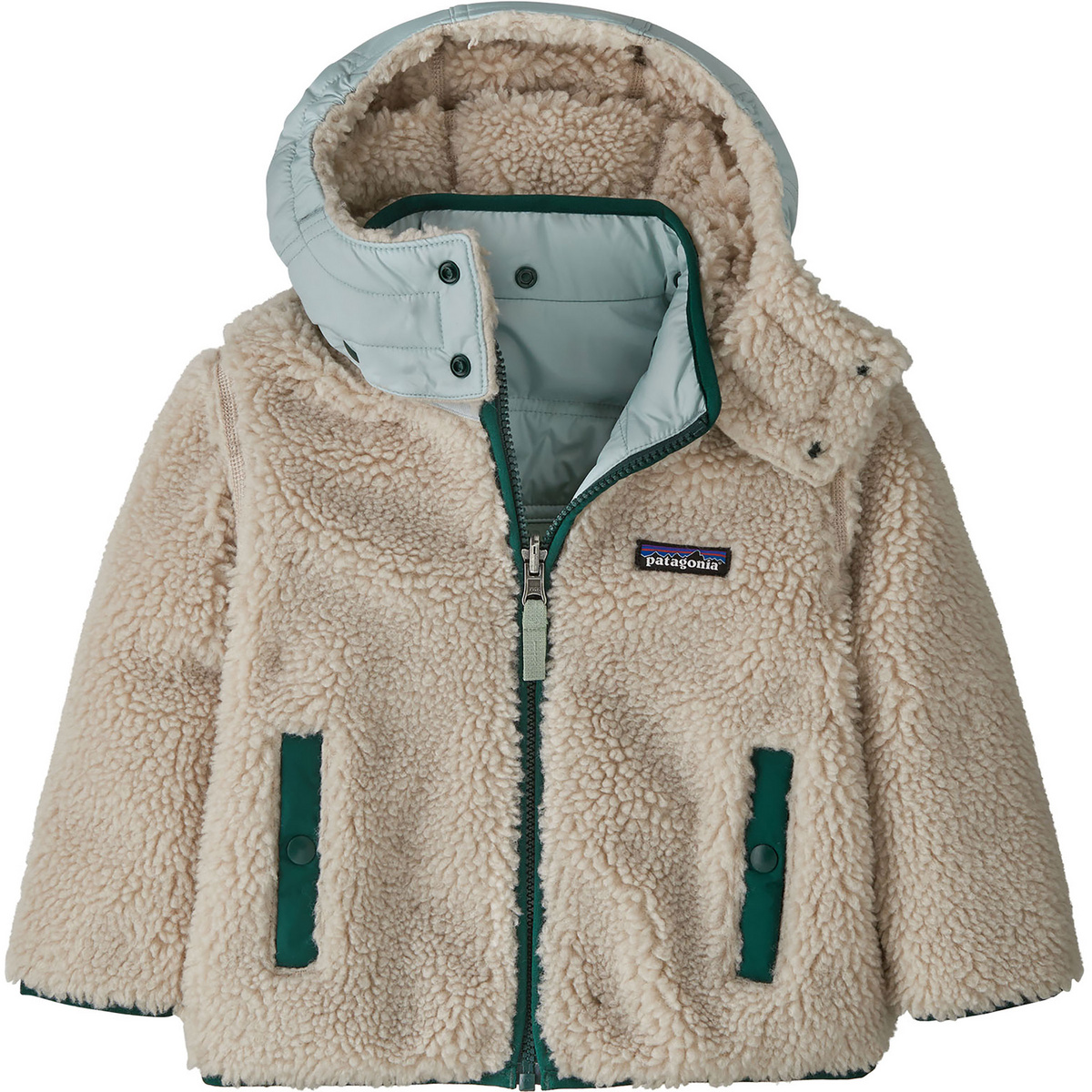 Image of Patagonia Bambino Felpa da bambino reversibile con cappuccio Tribbles