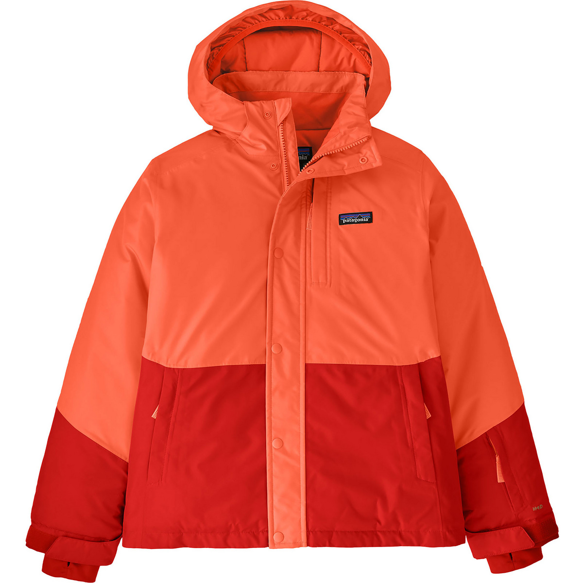 Patagonia Kinder Powder Town Jacke (Größe 148, orange)