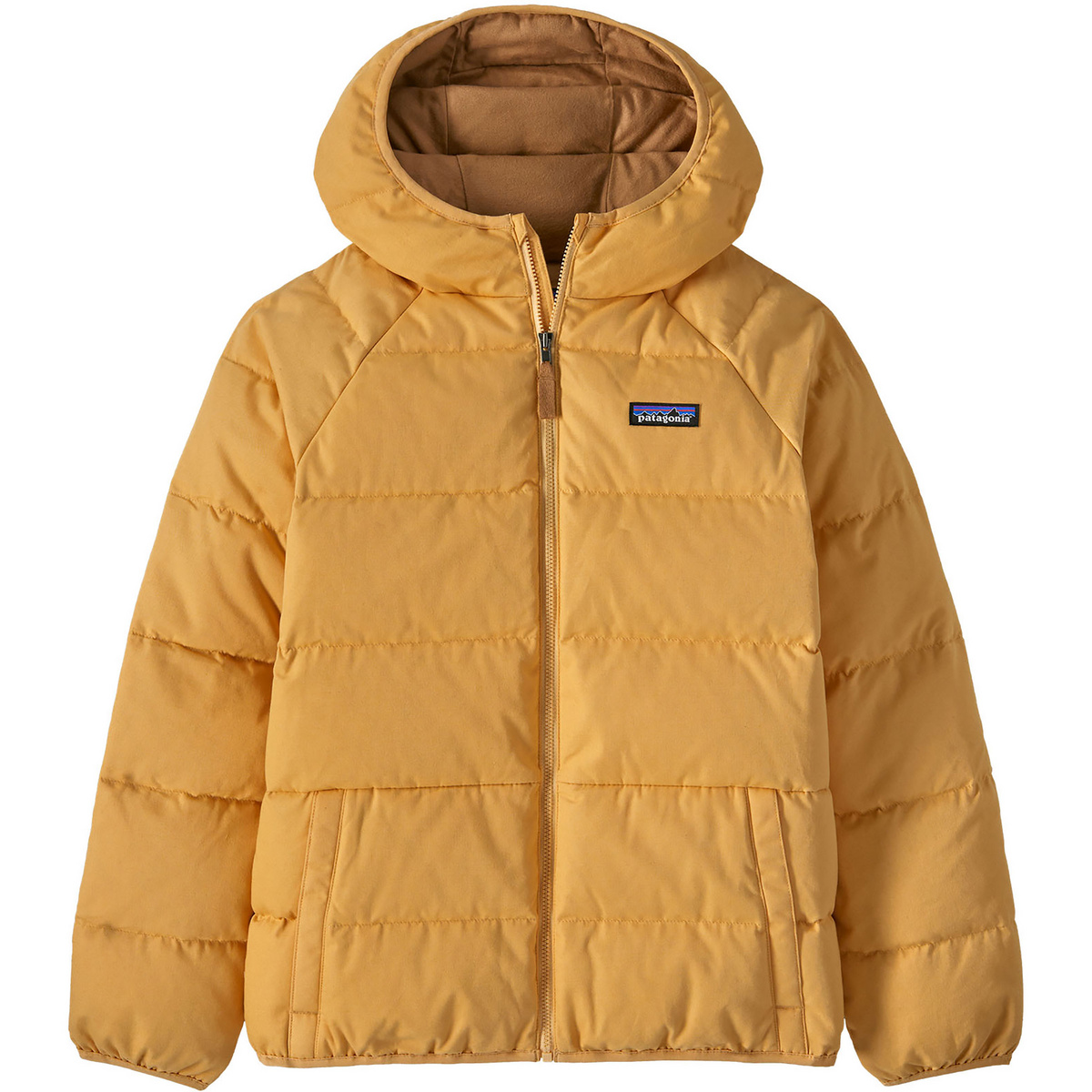 Patagonia Enfants Veste Cotton Down (taille 140, Beige)
