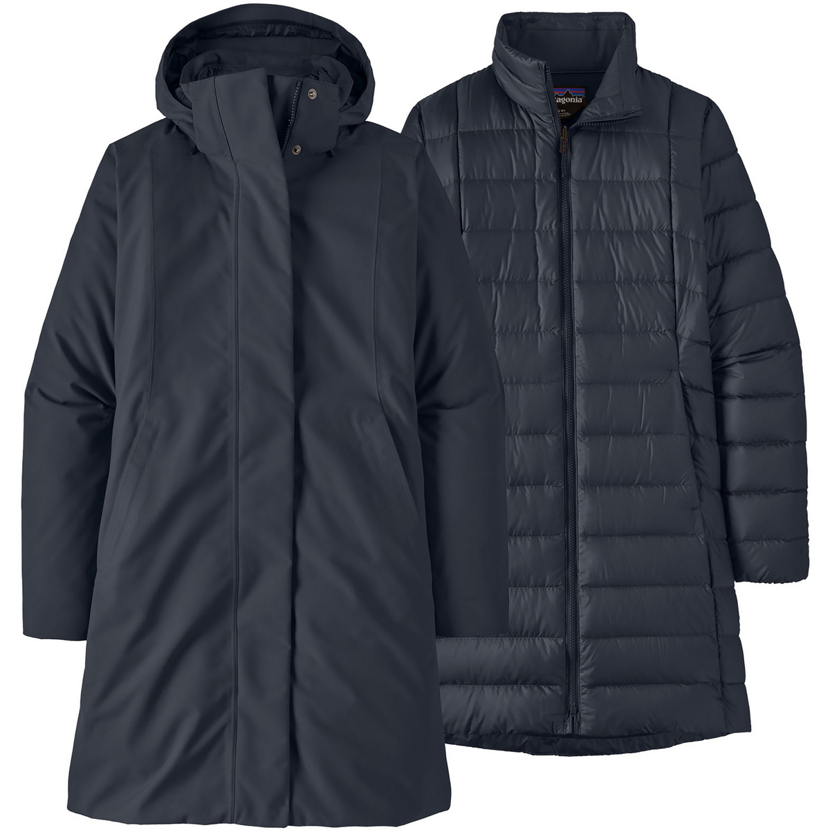 Patagonia Donna Parka 3-in-1 Tres (Taglia M, Blu)