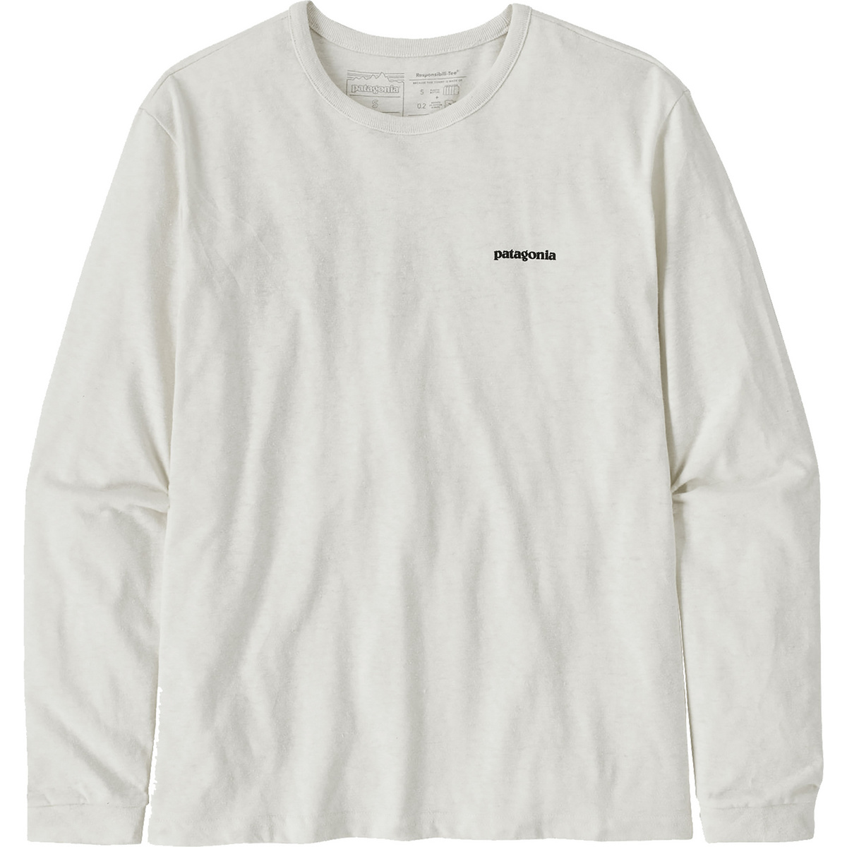 Image of Patagonia Donna Maglia a manica lunga Logo P-6 Responsibili