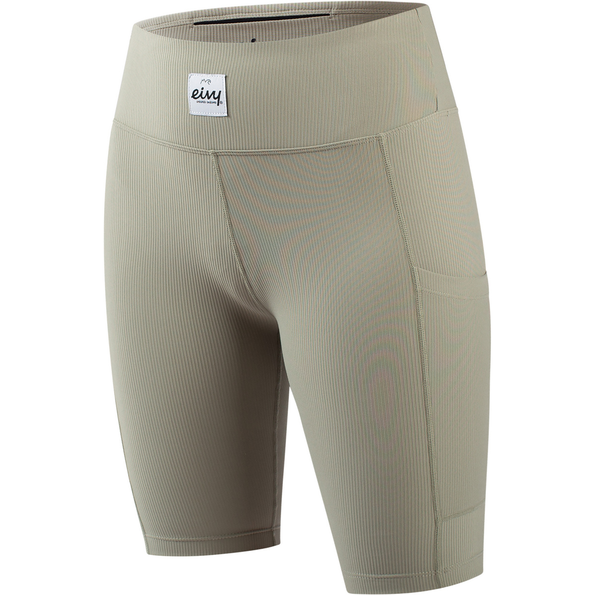 Eivy Donna Pantaloncini biker a costine Venture (Taglia S, Verde)