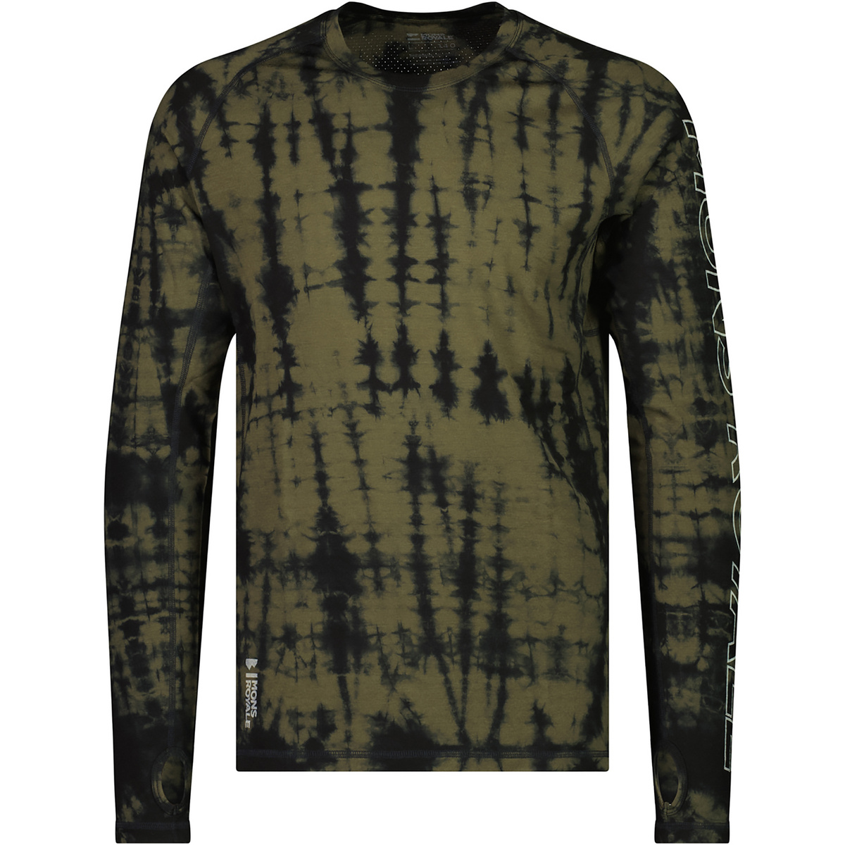 Mons Royale Homme T-shirt long Temple Garment Dyed (taille S, Olive)