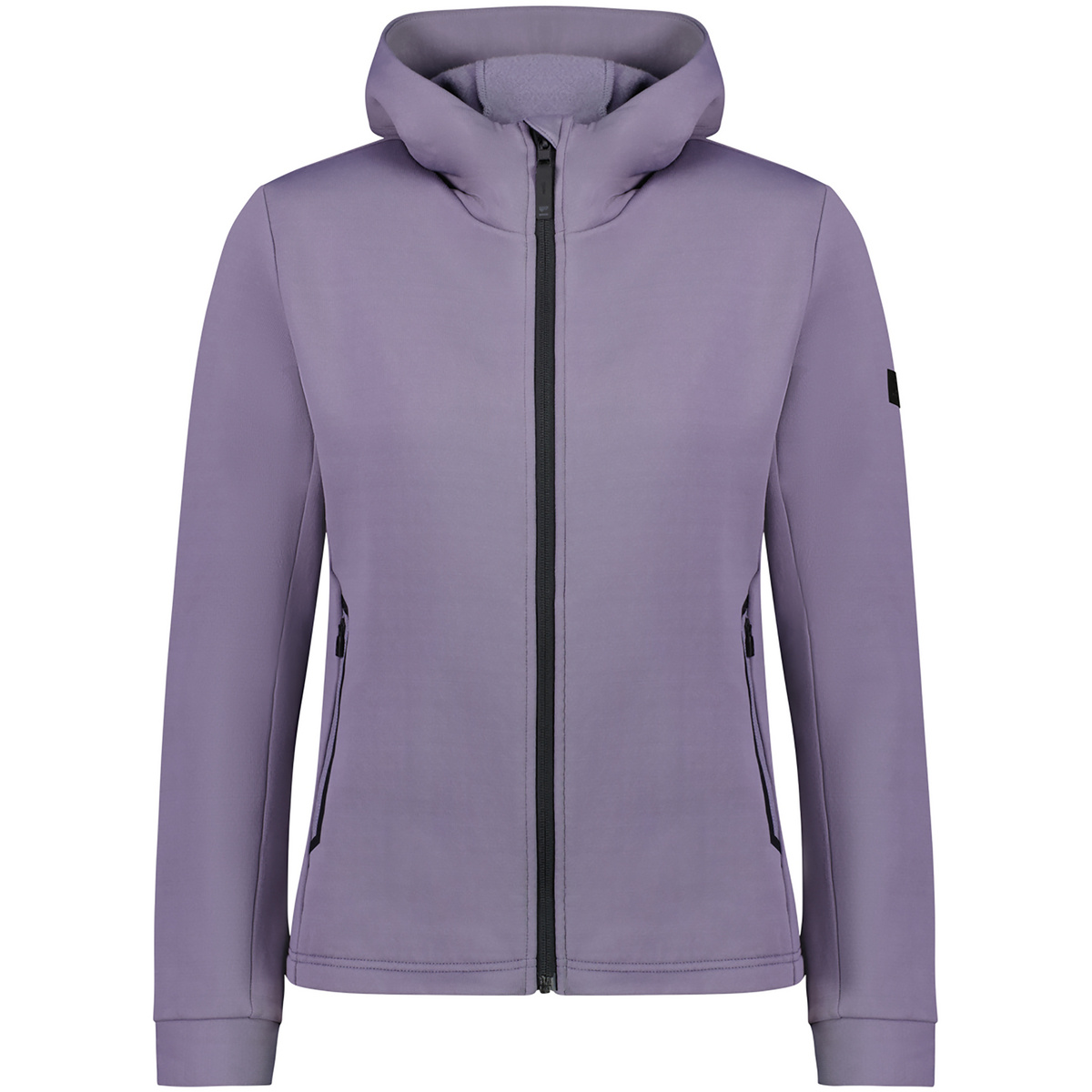 Mons Royale Damen Arcadia Merino Fleece Hoodie Jacke (Größe XS, lila)