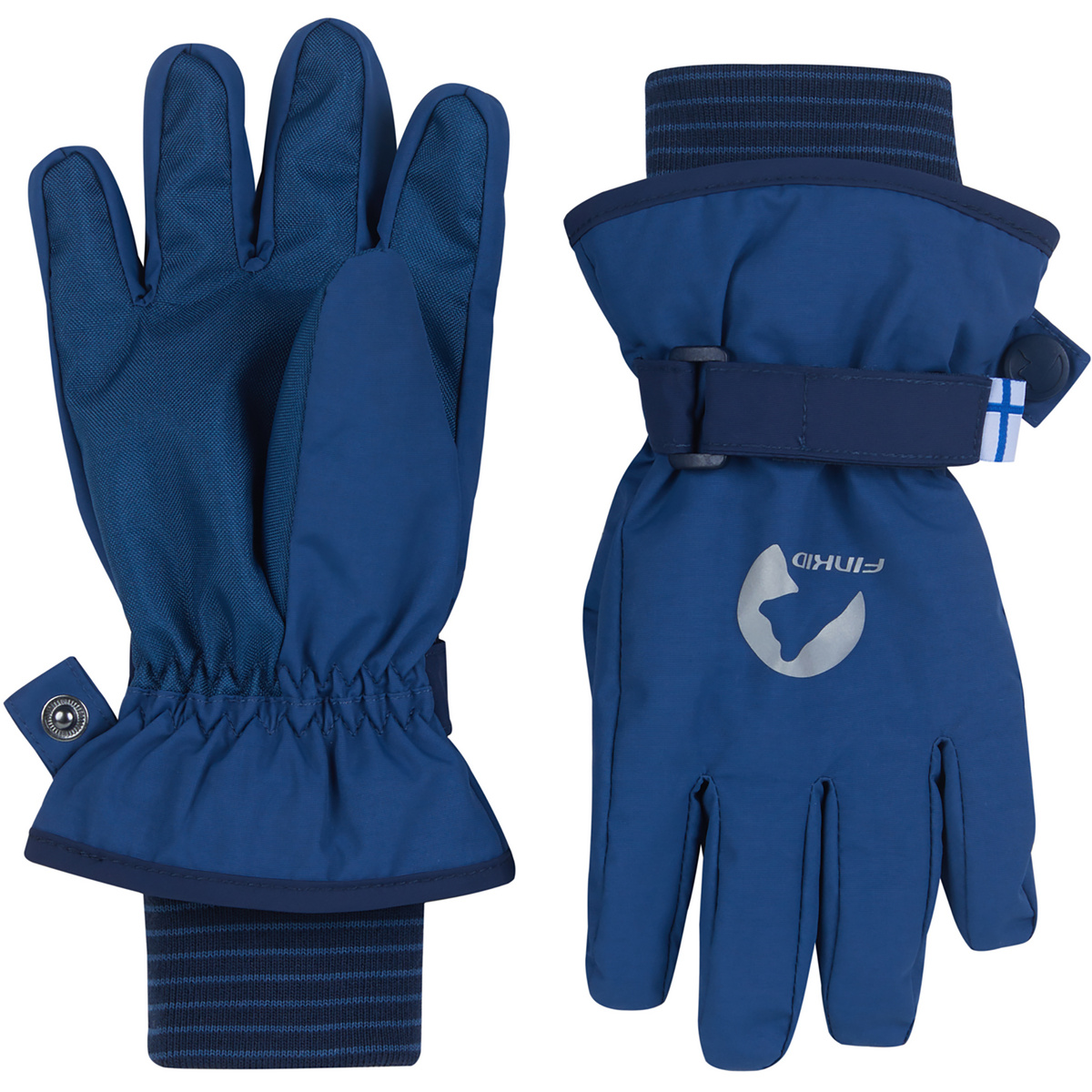 Finkid Bambino Guanti Pikkurilli (Taglia L, Blu)