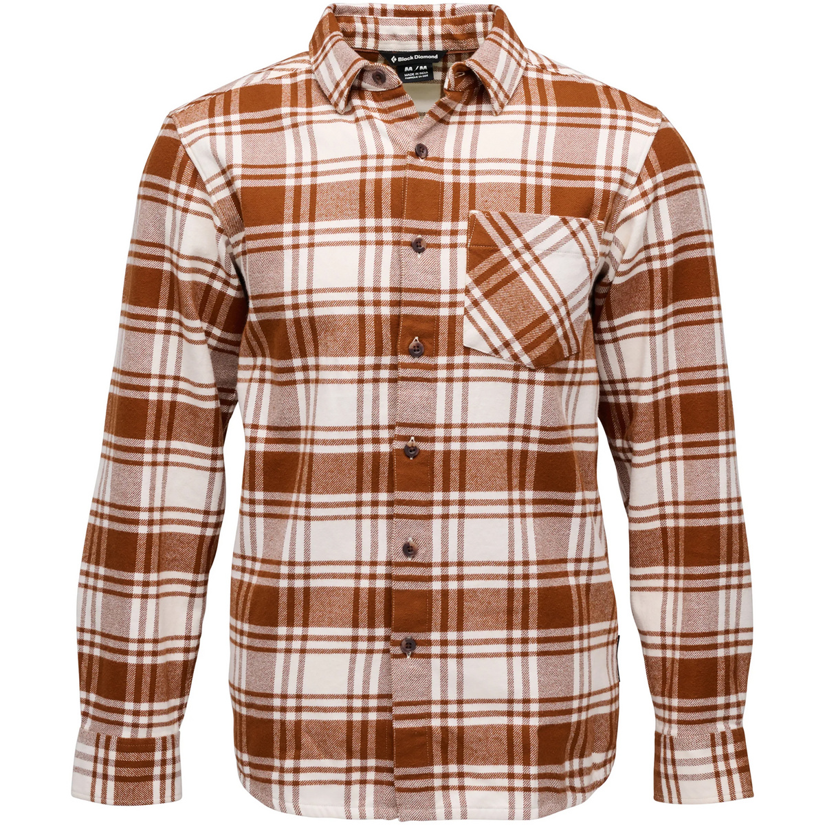 Black Diamond Herren Project Flannel Hemd (Größe S, braun)