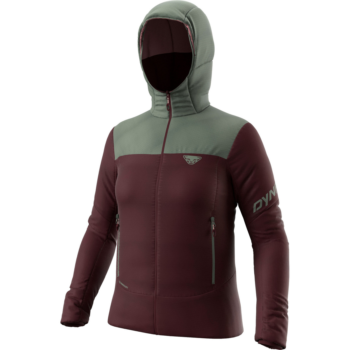 Dynafit Damen Radical PRL Jacke (Größe L, rot)