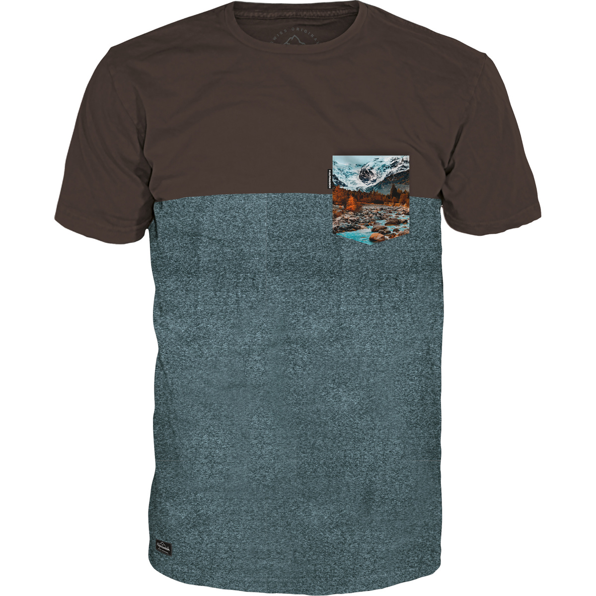 Alprausch Herren Gletscherwasser T-Shirt