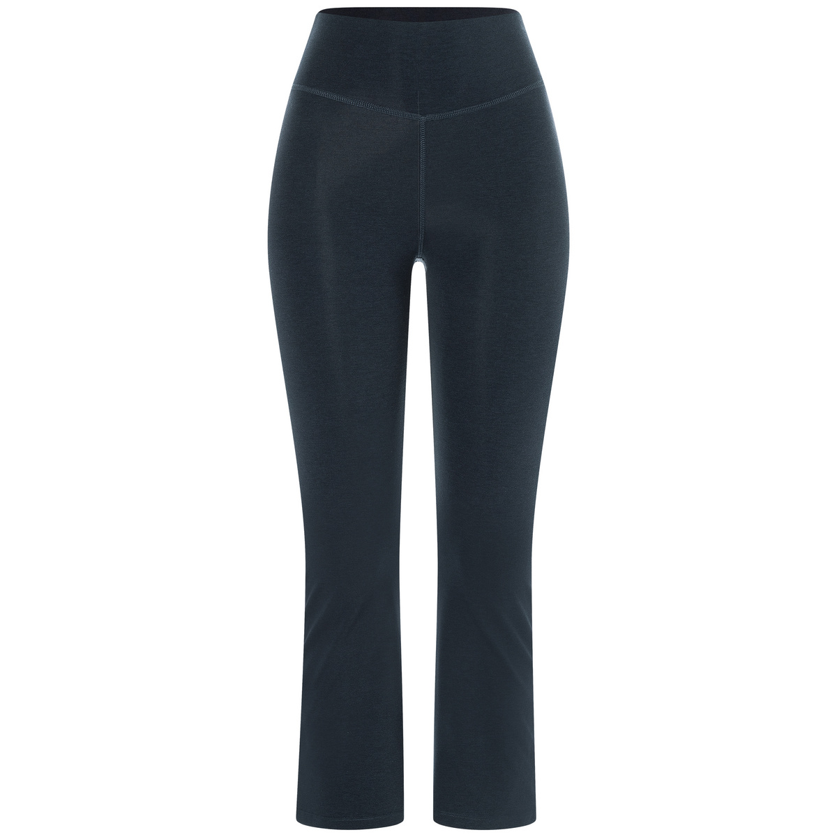 Mandala Donna Pantaloni Cropped Flared (Taglia L, Blu)