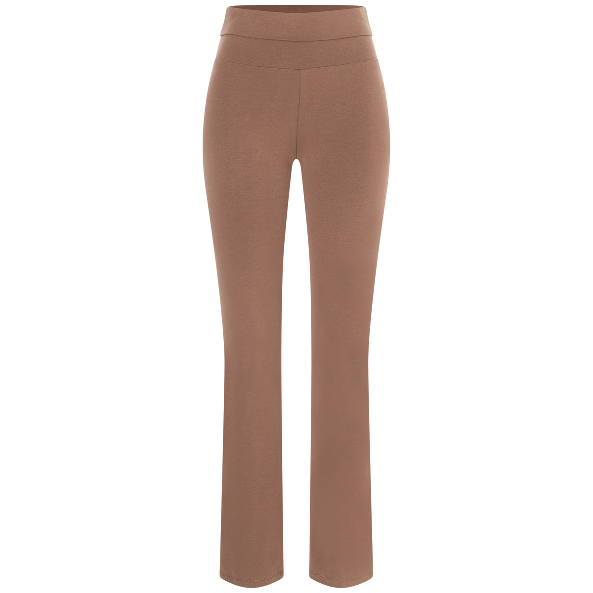Mandala Damen Classic Rolldown Hose (Größe XS, braun)