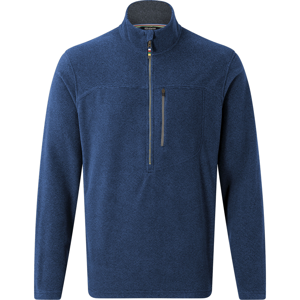 Image of Sherpa Adventure Gear Uomo Maglia a manica lunga con zip Rolpa Eco