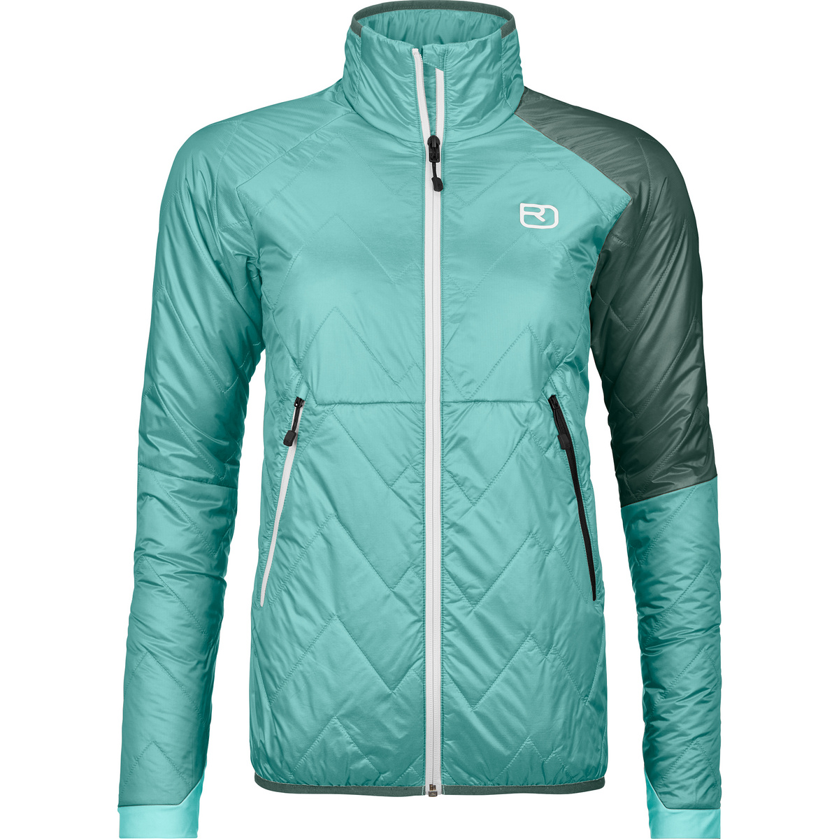 Ortovox Damen Swisswool Piz Vial Jacke (Größe M, tuerkis)