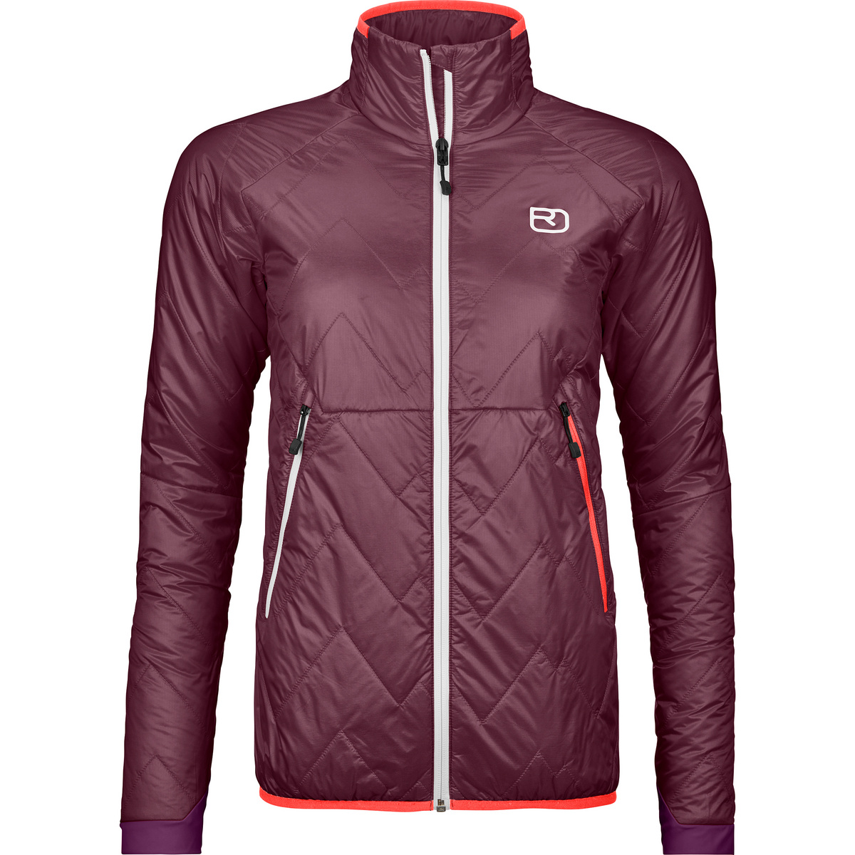 Ortovox Damen Swisswool Piz Vial Jacke (Größe S, rot)