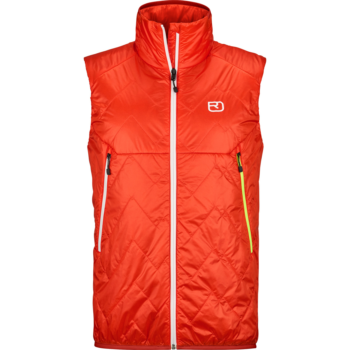 Ortovox Herren Swisswool Piz Vial Weste (Größe S, rot)