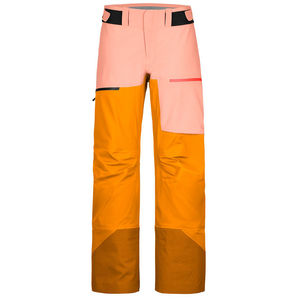 Ortovox Damen Ravine Shell Hose (Größe XL, orange)