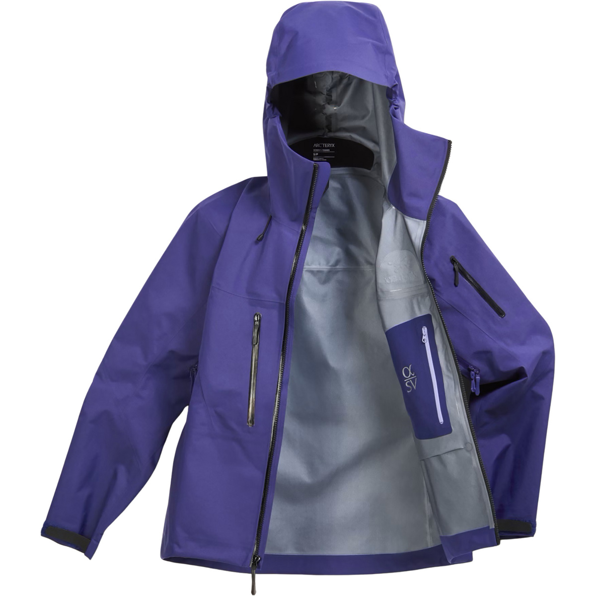 Arcteryx Damen Alpha SV Jacke (Größe L, blau)