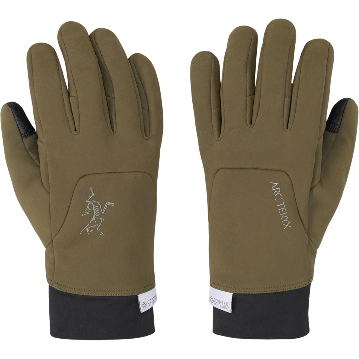 Arcteryx Guanti Venta (Taglia XL, Verde oliva)