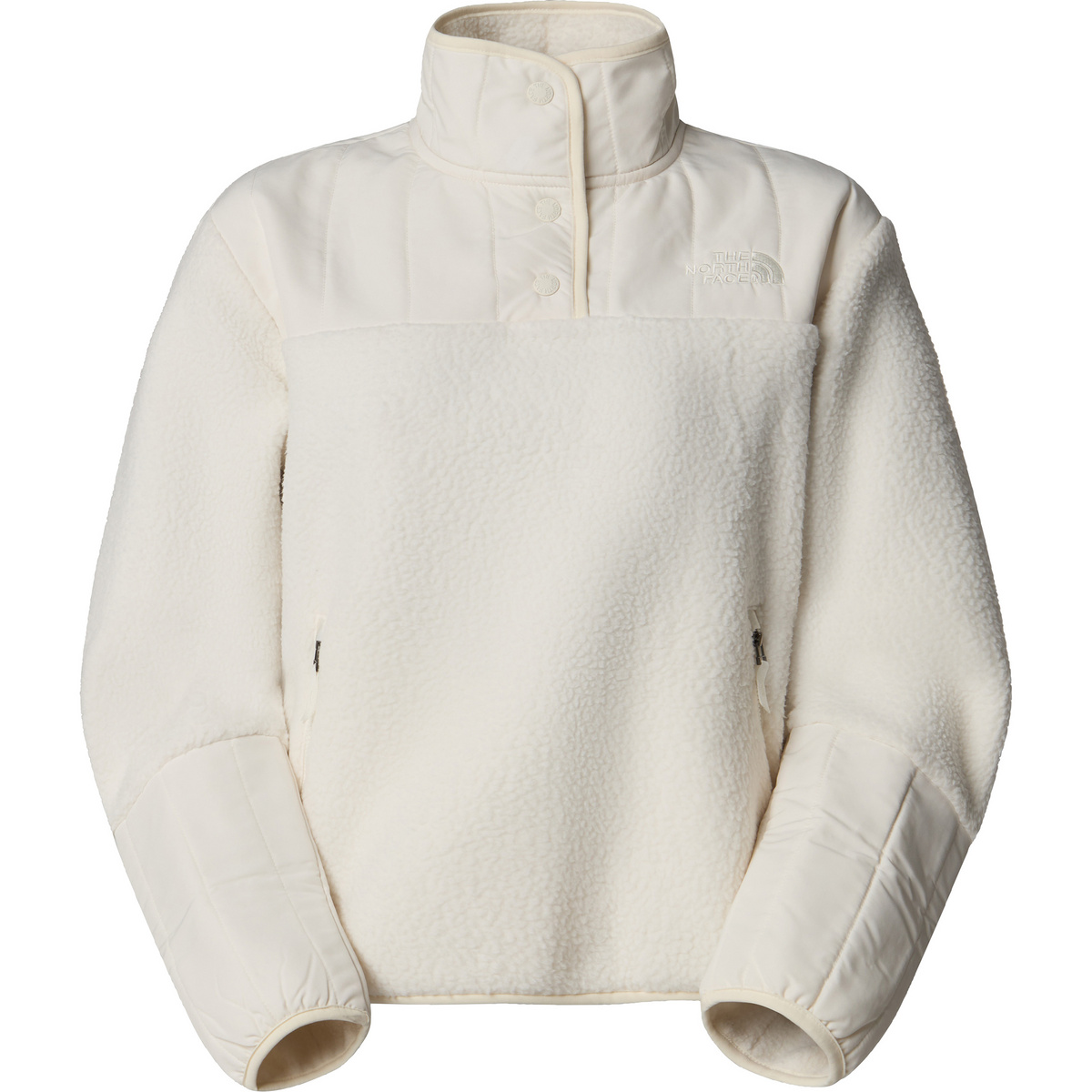 The North Face Femme Pull Cragmont Fleece 1/4 Snap (taille L, Blanc)