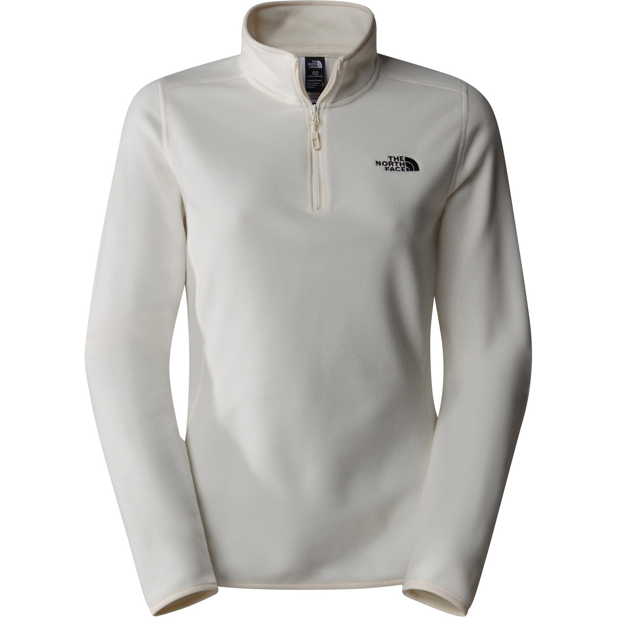 The North Face Donna Pullover 100 Glacier 1/4 Zip (Taglia XS, Bianco)