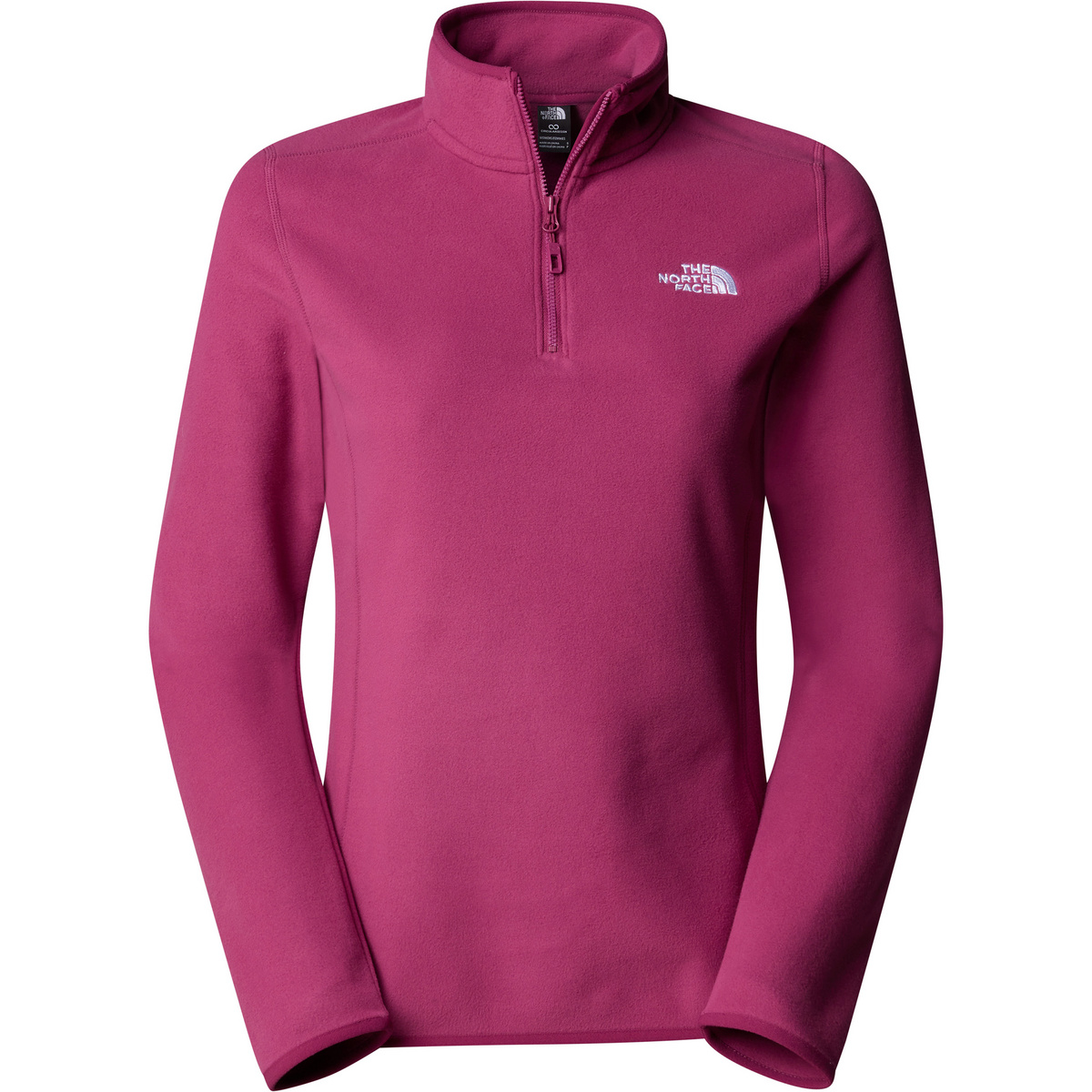 The North Face Donna Pullover 100 Glacier 1/4 Zip (Taglia XS, Viola)