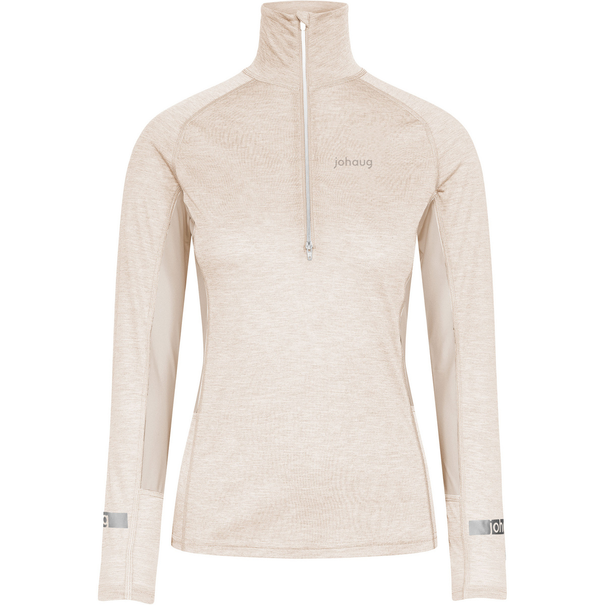 Johaug Donna Maglione 1/2 zip Aerial 2.0 (Taglia S, Beige)