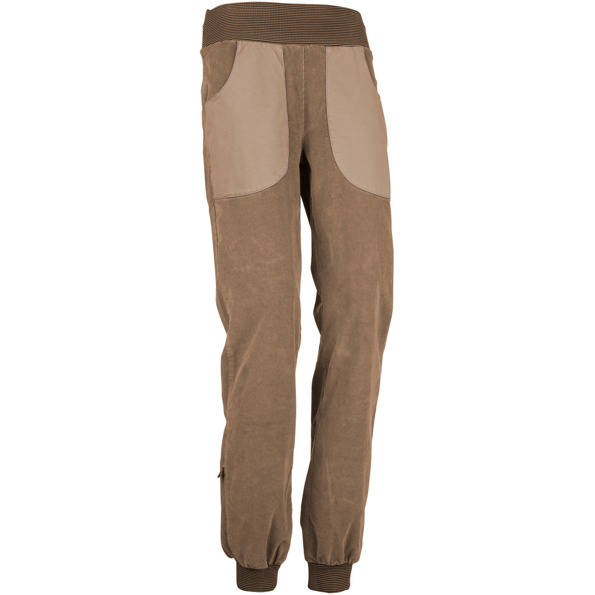 E9 Femme Pantalon Iuppi (taille XS, Brun)