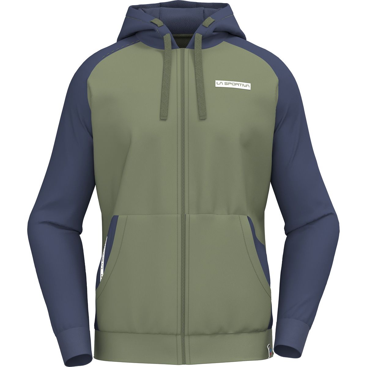 La Sportiva Uomo Giacca con cappuccio Kaos (Taglia S, Verde oliva)