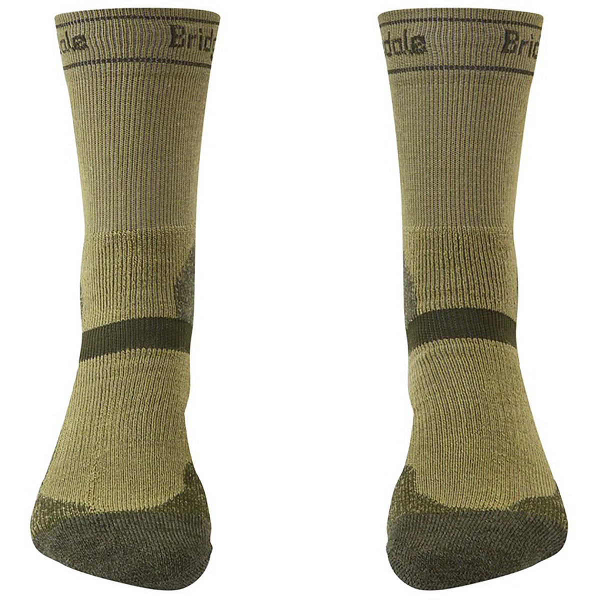 Bridgedale Uomo Calze MTB Winter Weight T2 Merino (Taglia 40 , Verde)