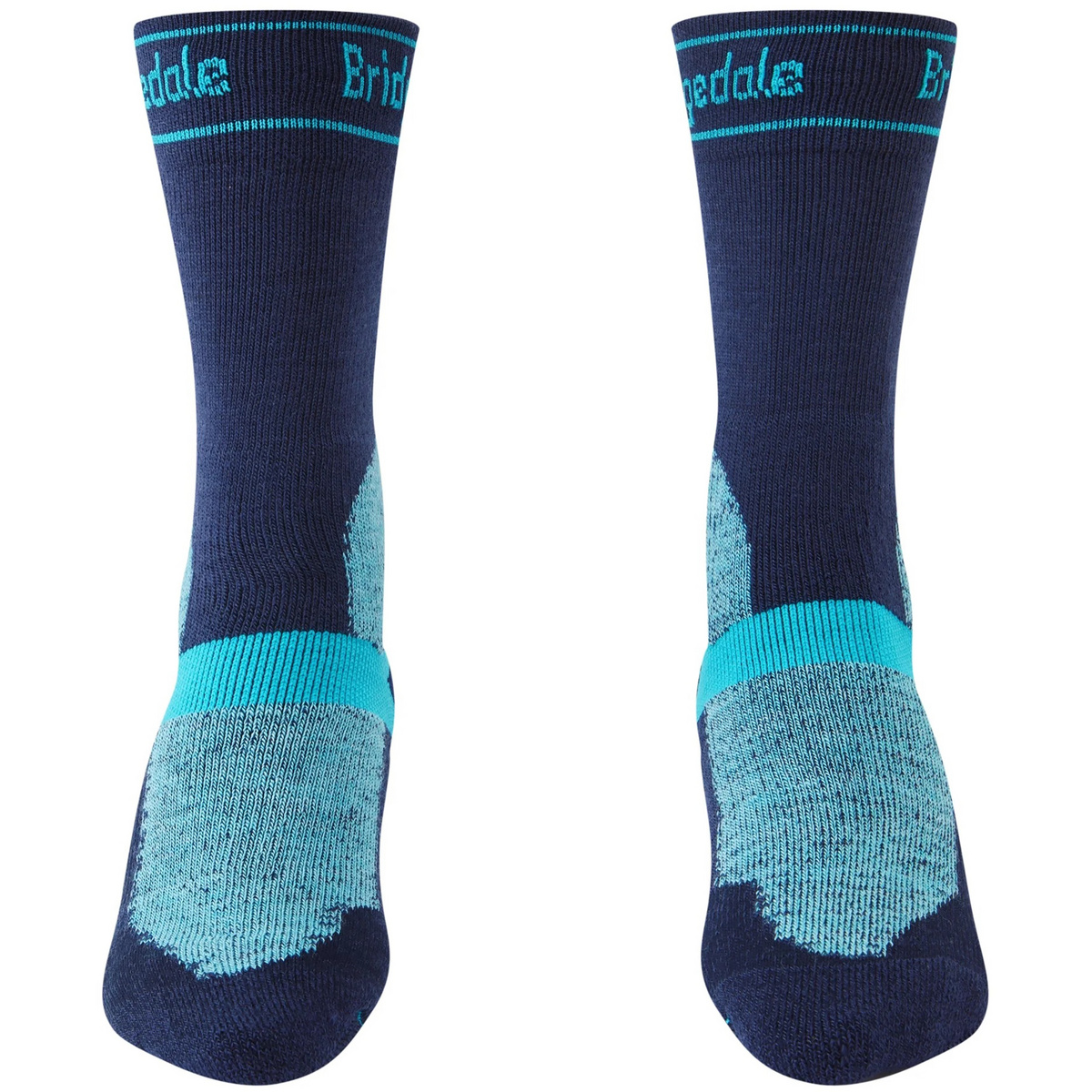 Bridgedale Damen MTB Winter Weight T2 Merino Socken (Größe 41 , blau)