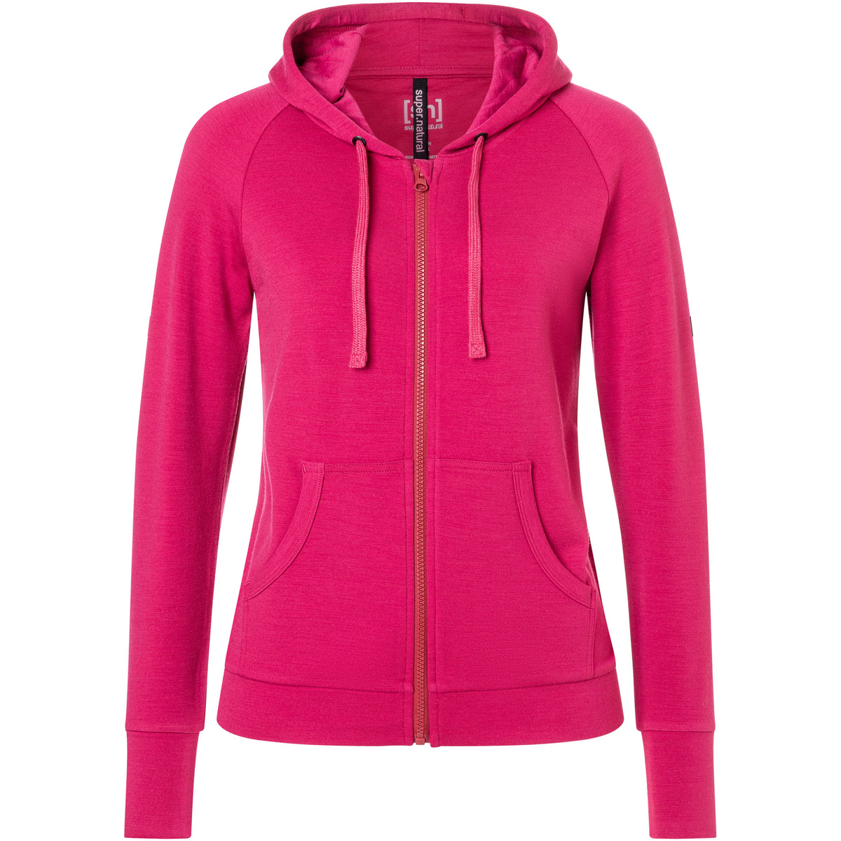 Super.Natural Damen Everyday Hoodie Jacke (Größe M, pink)