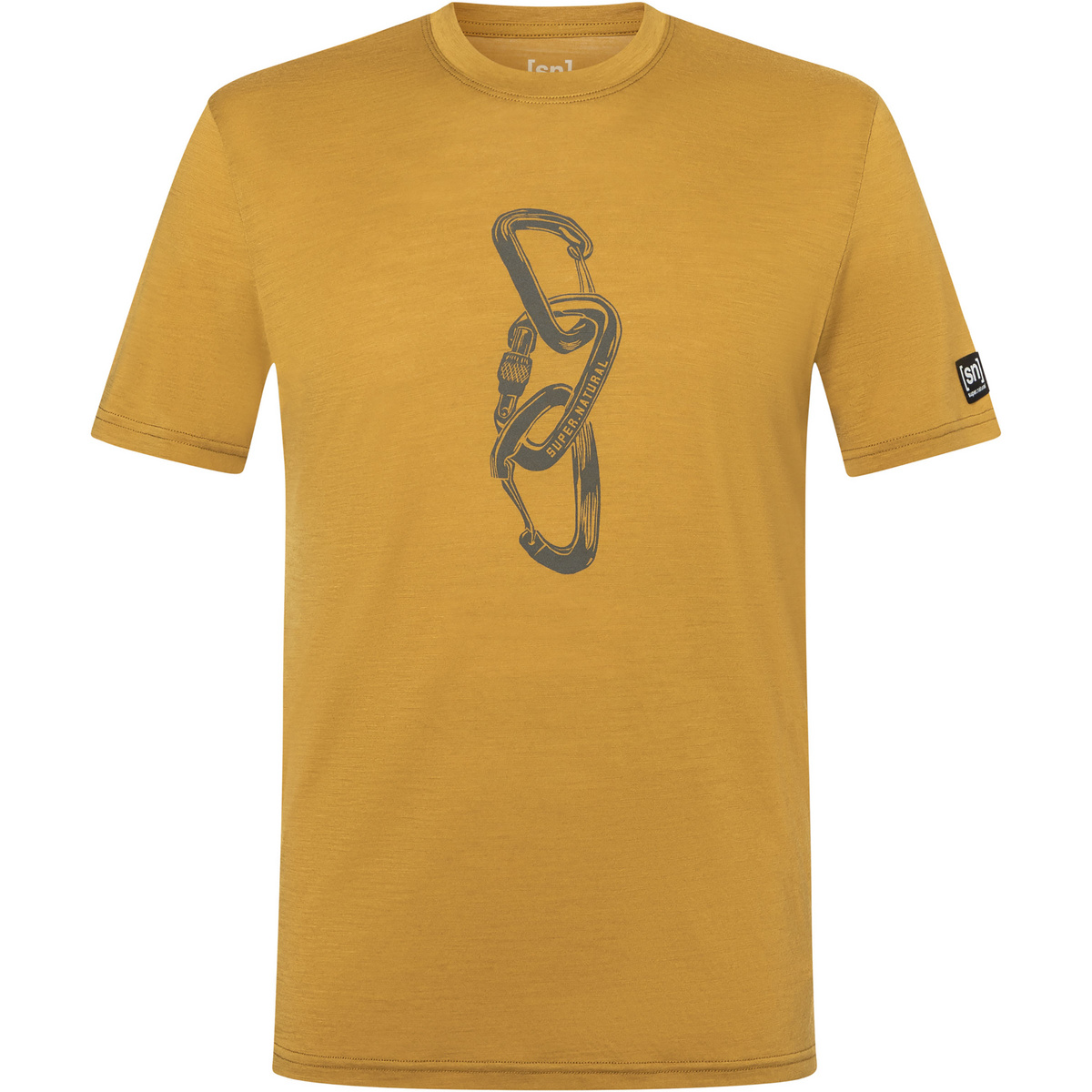 Super.Natural Herren Carabineri T-Shirt (Größe L, braun)