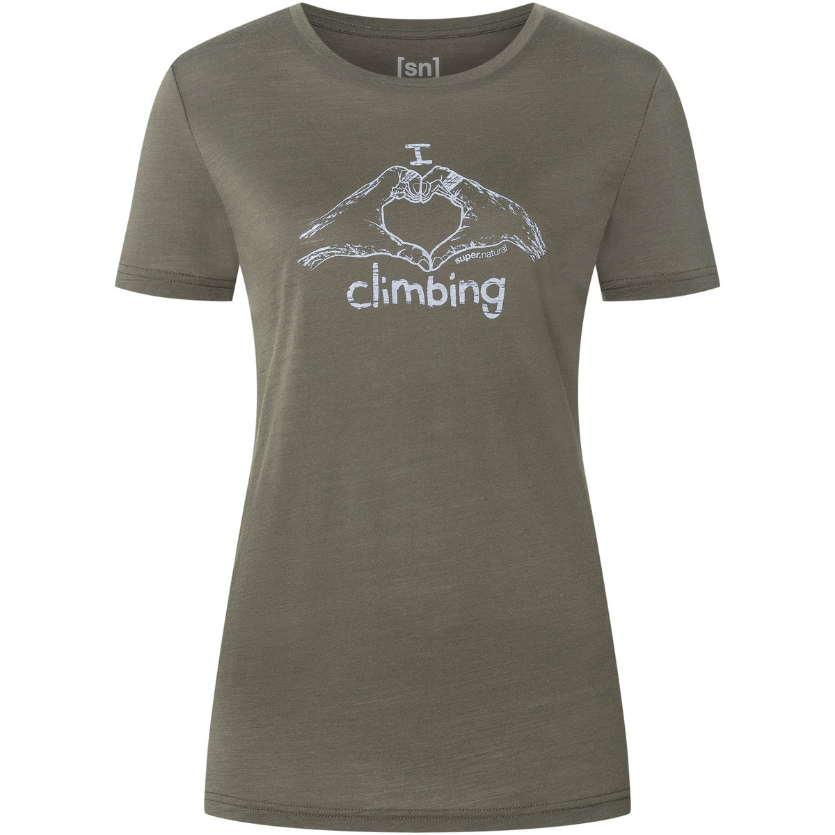 Super.Natural Damen I Love Climbing T-Shirt