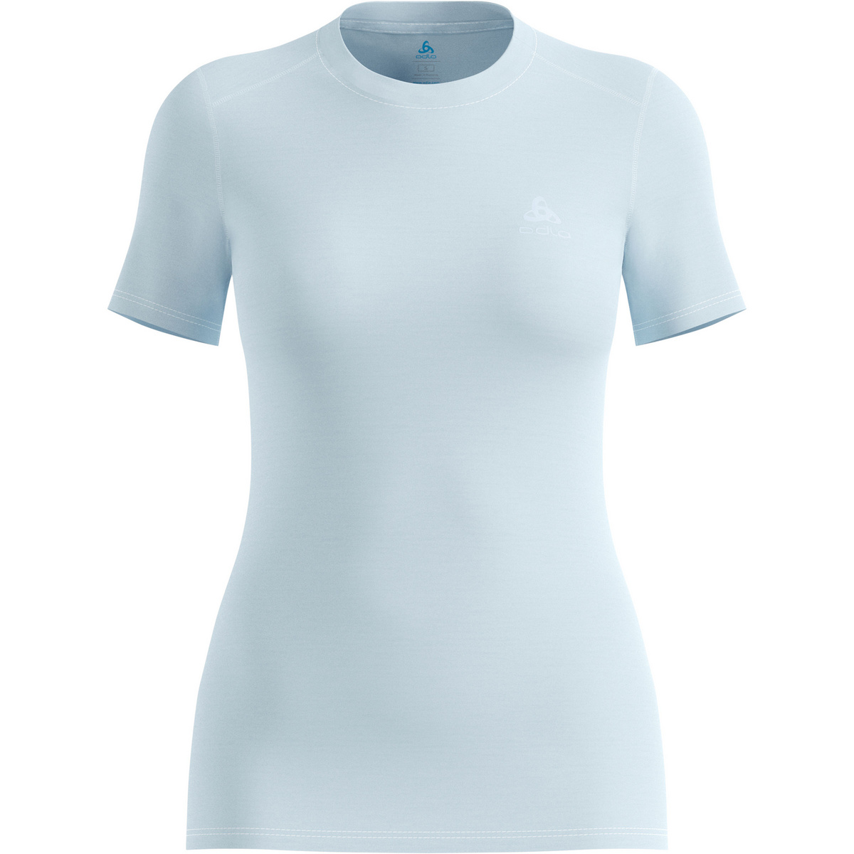 Odlo Damen Merino 160 Bl Crew Neck T-Shirt (Größe L, blau)