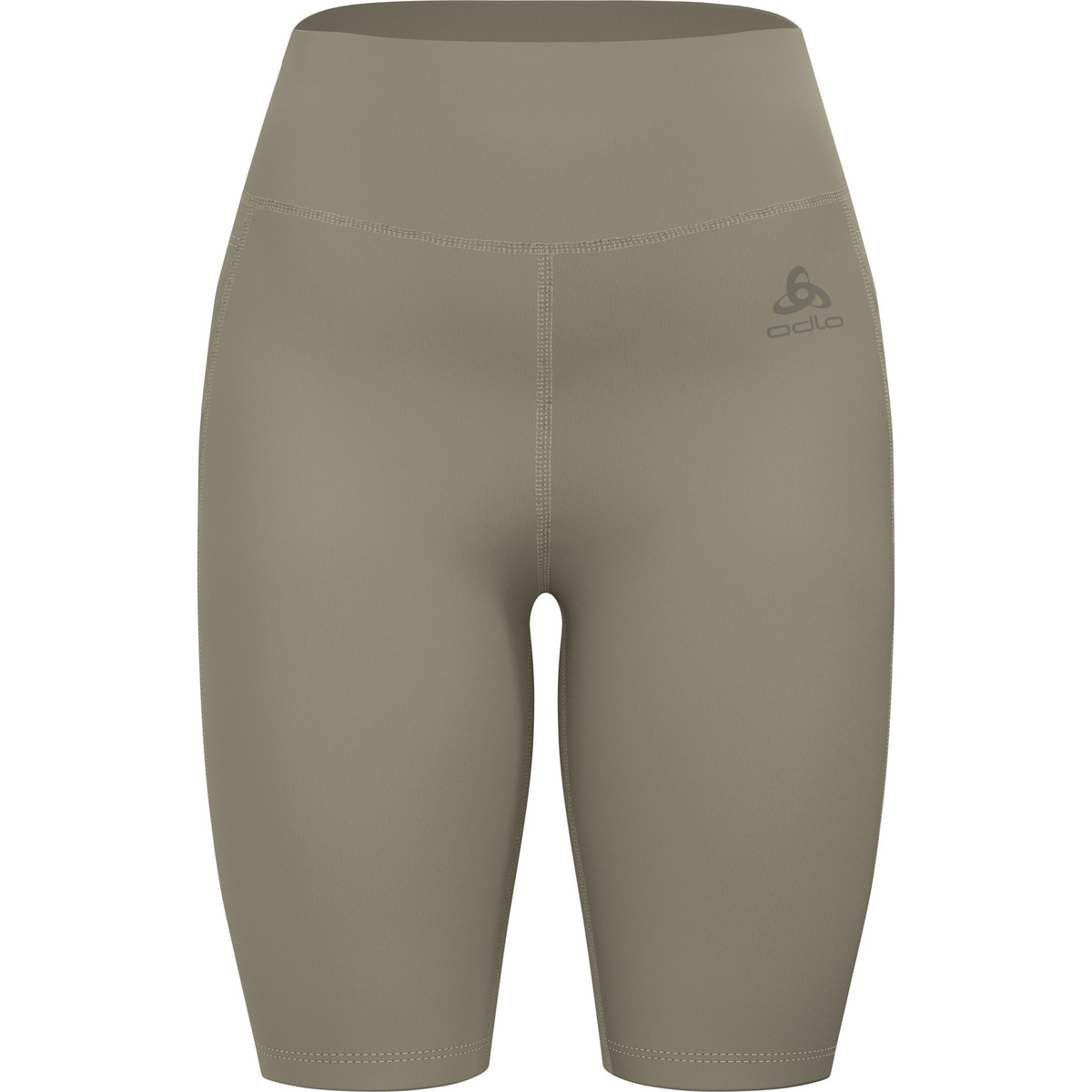 Odlo Donna Leggins corti Ascent Medium Support (Taglia M, Verde)