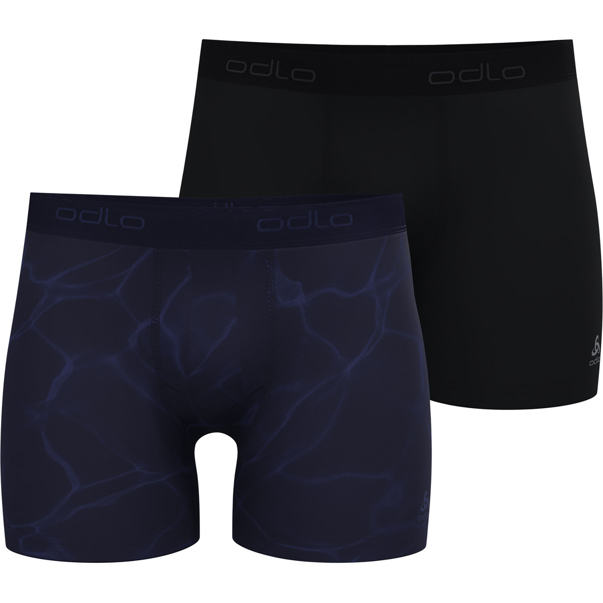 Odlo Homme Boxer Active F-Dry Eco Graphic 2er Pack (taille XXL, Noir)