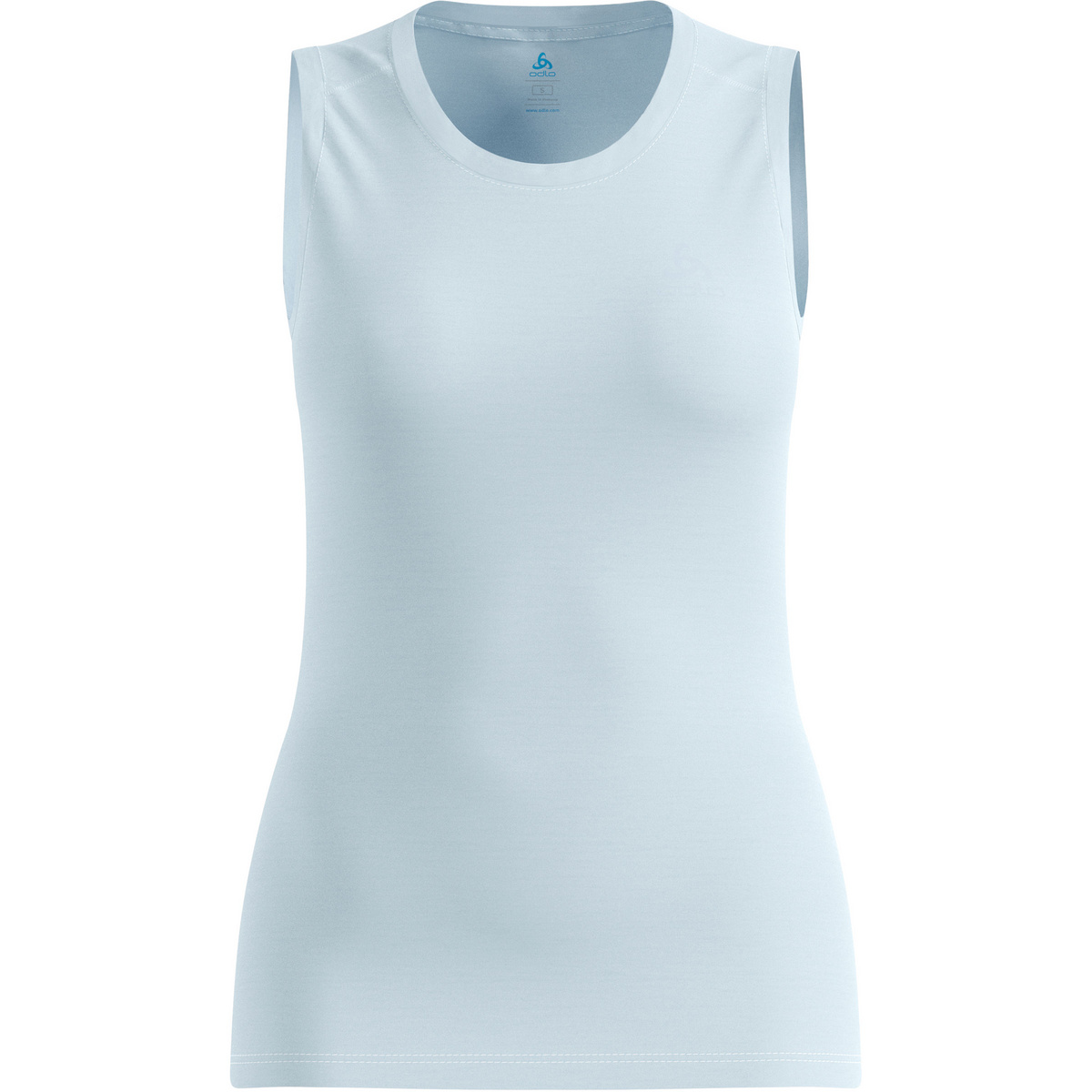 Odlo Damen Merino 160 Bl Crew Neck Top (Größe M, weiss)