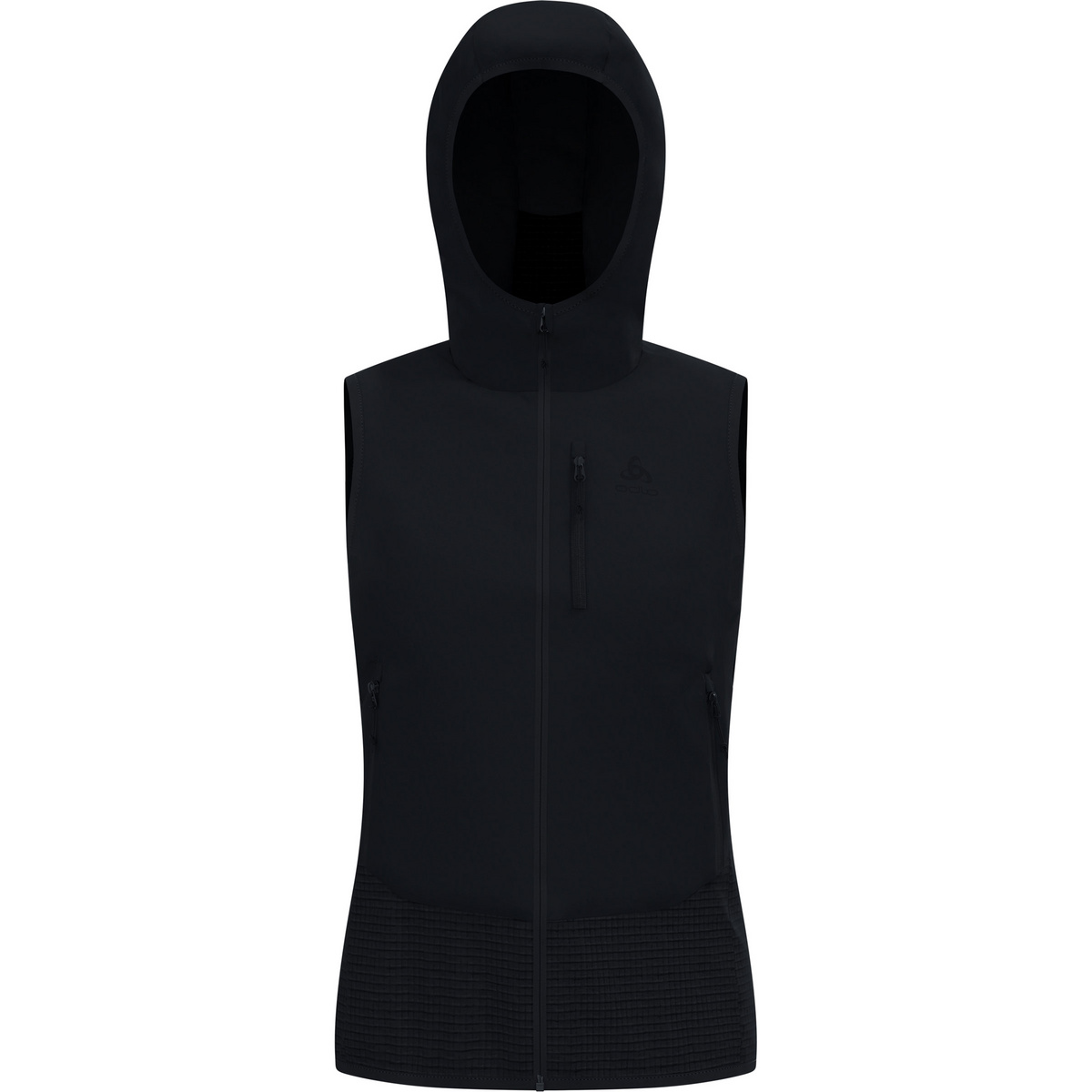 Odlo Donna Gilet Ascent Hybrid (Taglia L, Nero)