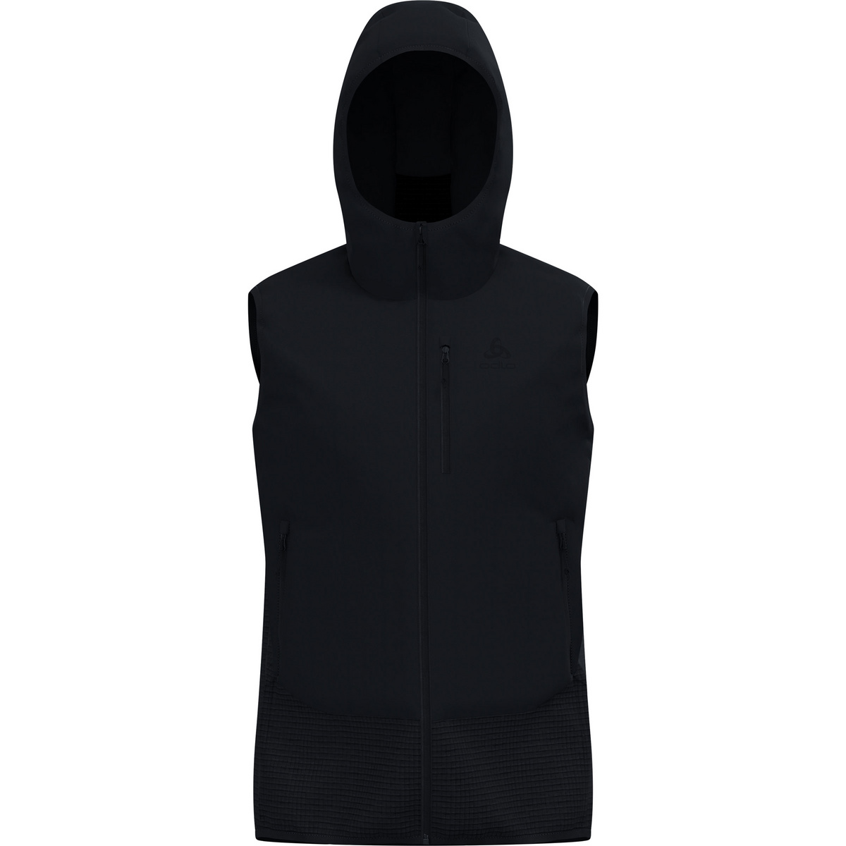 Odlo Uomo Gilet ibrido Ascent (Taglia M, Nero)