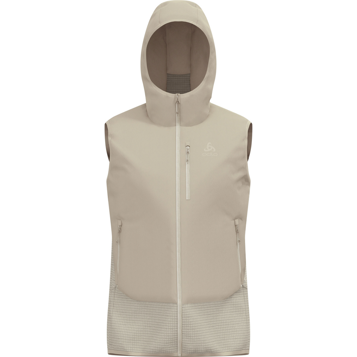 Odlo Uomo Gilet ibrido Ascent (Taglia XXL, Verde)